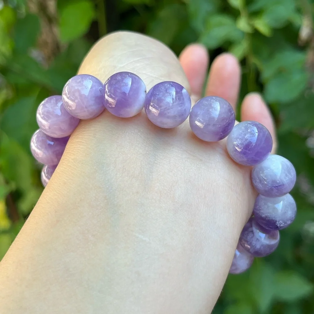12mm stretchable‎ dream amethyst bracelet